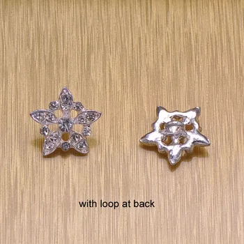 (M0809) 16mm diameter flower shape crystal button,stunning crystal ,with loop at back,silver plating
(M0809) 16mm diameter flower shape crystal button,stunning crystal ,with loop at back,silver plating