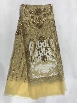 African Mesh Lace Fabric 2019 High Quality Lace Embroidered Fabric Fashion French Sequins Tulle Lace Fabric For Patty JL051
African Mesh Lace Fabric 2019 High Quality Lace Embroidered Fabric Fashion French Sequins Tulle Lace Fabric For Patty JL051