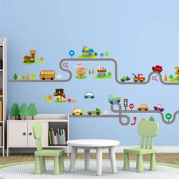 Children Kids Bedroom Kindergarten Wall Decoration Sticker Cartoon Car Background Removable Wall Sticker
Children Kids Bedroom Kindergarten Wall Decoration Sticker Cartoon Car Background Removable Wall Sticker