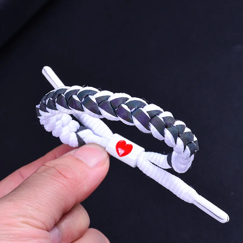 Little Lion Bracelet Holographic Reflection Shaking with the same Black&White shoelace braid bracelet 3M
Little Lion Bracelet Holographic Reflection Shaking with the same Black&White shoelace braid bracelet 3M
