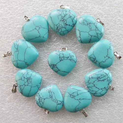 Free Shipping 10Pcs 22x20x6mm Beautiful Man-made Blue Turquoises Heart Pendant Bead (Min.order 10$ mix)
Free Shipping 10Pcs 22x20x6mm Beautiful Man-made Blue Turquoises Heart Pendant Bead (Min.order 10$ mix)