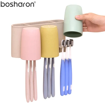 Bathroom Accessories Toothbrush Holder Bathroom Set With Wall Suction Hook Wheat Straw Material Tooth Brush Holders For Home
Bathroom Accessories Toothbrush Holder Bathroom Set With Wall Suction Hook Wheat Straw Material Tooth Brush Holders For Home