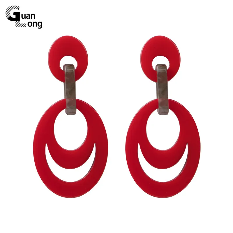 Long Big Acrylic Red Resin Fashion Dangling Drop Earrings for Women Large Geometric Circle Dangle Earring for Girl Party Jewelry
Long Big Acrylic Red Resin Fashion Dangling Drop Earrings for Women Large Geometric Circle Dangle Earring for Girl Party Jewelry