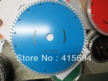 230x7x22.23-15.88mm cold press turbo diamond saw blade for bricks, granite,marble and concrete.With frange
230x7x22.23-15.88mm cold press turbo diamond saw blade for bricks, granite,marble and concrete.With frange