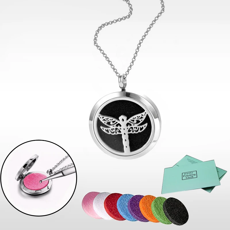 8 Free Pads Aromatherapy Essential Oil Diffuser Necklace 316L Stainless Steel Magnetic Locket Jewelry With Chains
8 Free Pads Aromatherapy Essential Oil Diffuser Necklace 316L Stainless Steel Magnetic Locket Jewelry With Chains