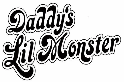 For Daddy's Lil Monster sticker VINYL DECAL Suicide Squad Harley Quinn Margo Robbie Various Sizes
For Daddy's Lil Monster sticker VINYL DECAL Suicide Squad Harley Quinn Margo Robbie Various Sizes
