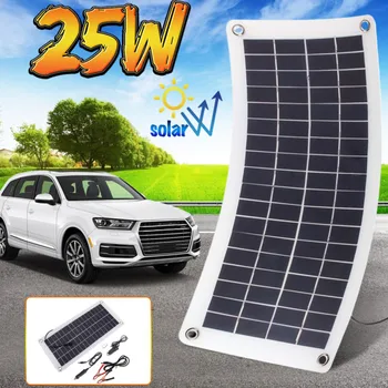 25W 12v/5v Solar Panel USB Power Bank Board External Battery Charging Solar Cell+Crocodile Clip+Cigarette Lighter+Car Charger
25W 12v/5v Solar Panel USB Power Bank Board External Battery Charging Solar Cell+Crocodile Clip+Cigarette Lighter+Car Charger