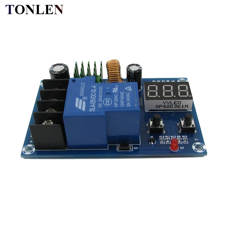 TONLEN Digital Battery Charge Control Module DC6-60V Overcharge Protection Switch CNC Charging Solar Cell Mobile Battery Module
TONLEN Digital Battery Charge Control Module DC6-60V Overcharge Protection Switch CNC Charging Solar Cell Mobile Battery Module