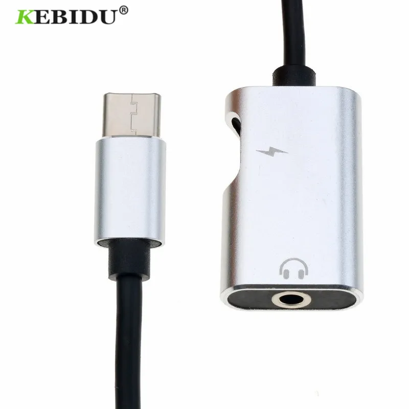 Kebidu 2 in 1 Type-C 3.5 mm Jack Earphone Adapter Receiver USB 3.1 Audio Cable for Moto Audio Splitter For Xiaomi Letv2Pro Max2
Kebidu 2 in 1 Type-C 3.5 mm Jack Earphone Adapter Receiver USB 3.1 Audio Cable for Moto Audio Splitter For Xiaomi Letv2Pro Max2