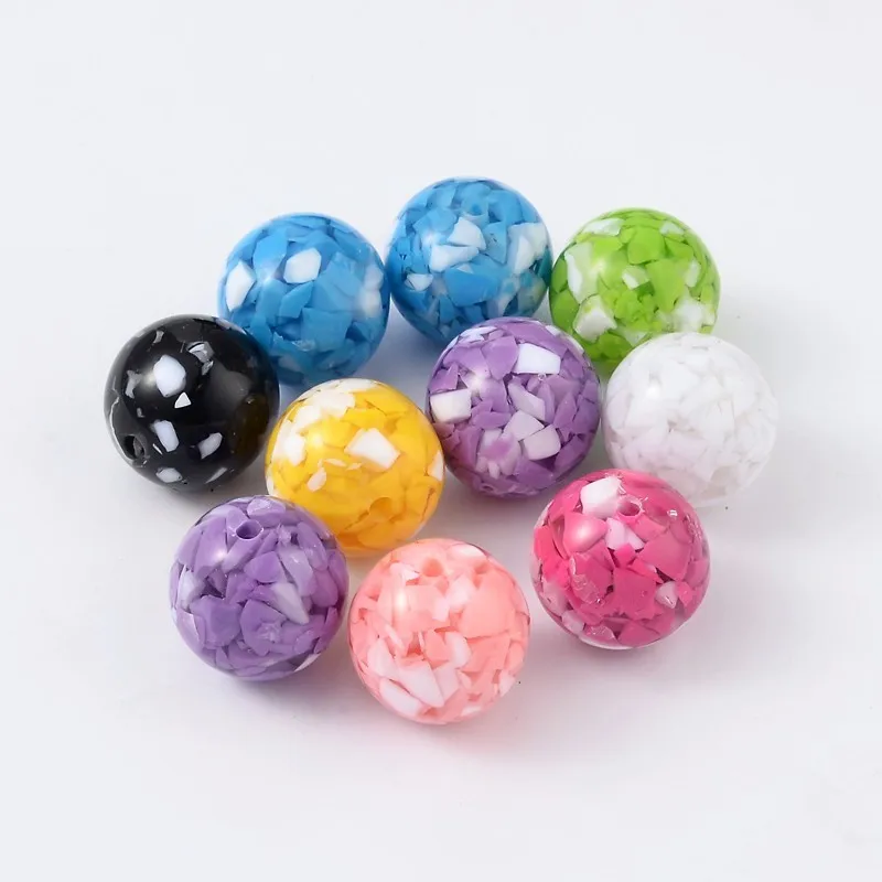200pcs Resin Beads Confetti Beads Round Mixed Color 22mm DIY Jewelry Accessories Making Necklaces Bracelets Handicrafts Supplies
200pcs Resin Beads Confetti Beads Round Mixed Color 22mm DIY Jewelry Accessories Making Necklaces Bracelets Handicrafts Supplies