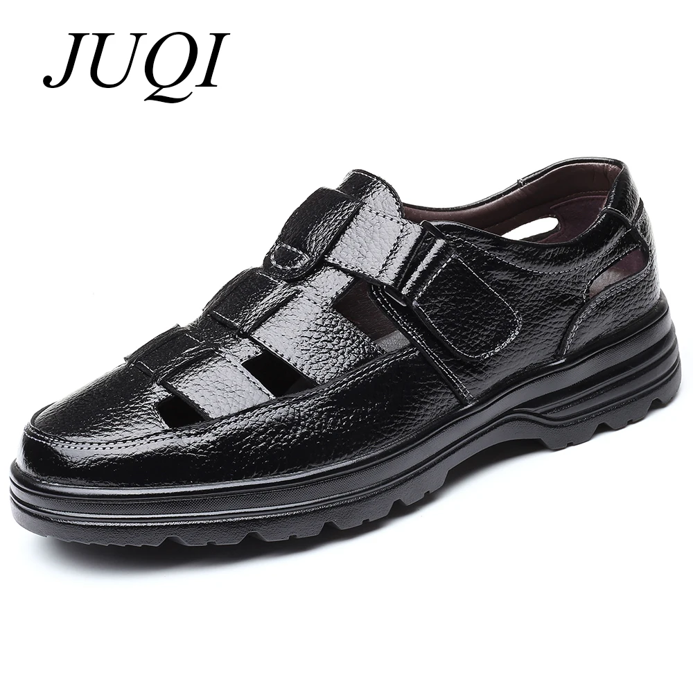 JUQI Genuine Leather Men Summer Sandals Breathable Casual Shoes Hollow Out Breathable Driving Shoes Slip On Moccasins Big Size
JUQI Genuine Leather Men Summer Sandals Breathable Casual Shoes Hollow Out Breathable Driving Shoes Slip On Moccasins Big Size