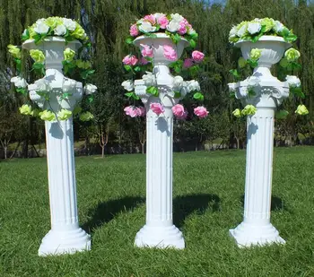 New Arrival Fashion White Roman Column Wedding Centerpiece Road Lead with the Vase and Bouquet Sets for Party Event Decoration
New Arrival Fashion White Roman Column Wedding Centerpiece Road Lead with the Vase and Bouquet Sets for Party Event Decoration
