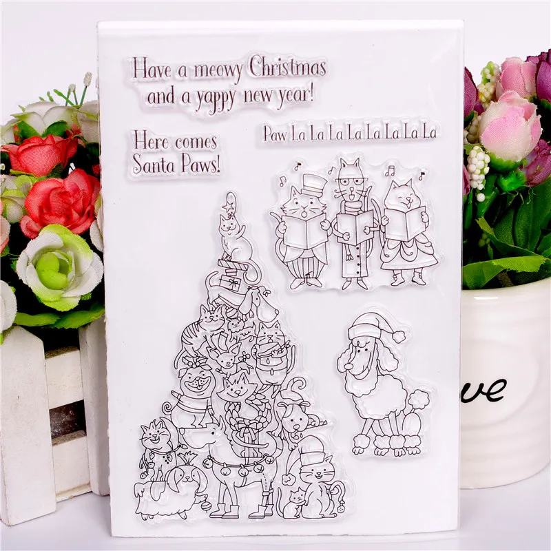 Merry Christmas Transparent Clear Stamps for DIY Scrapbooking/Card Making/Kids Christmas Fun Decoration Supplies
Merry Christmas Transparent Clear Stamps for DIY Scrapbooking/Card Making/Kids Christmas Fun Decoration Supplies