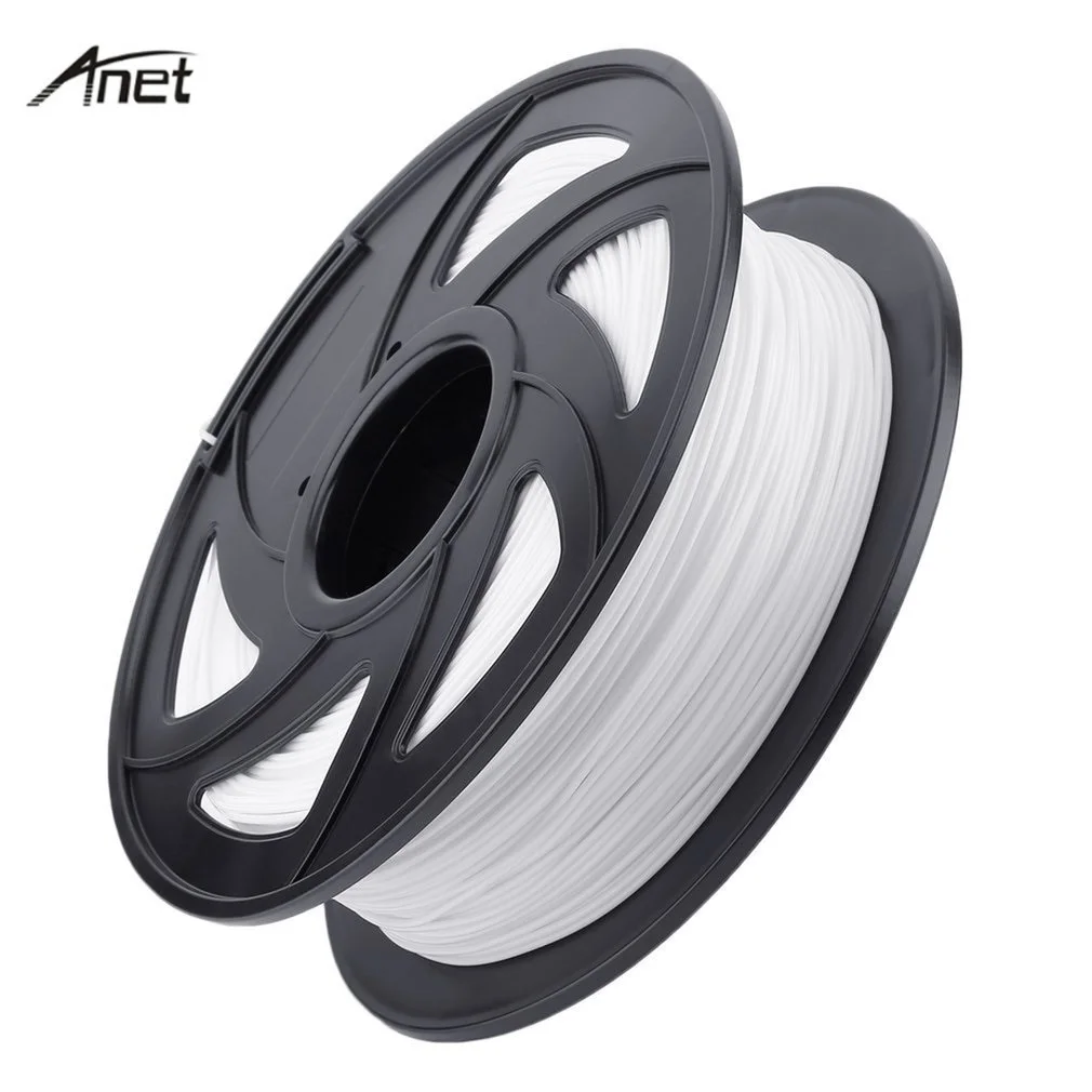 

Anet 1.75MM PLA 3D Printer Filament 1kg 400M Black White Natural Color No Bubble High Precision Material For 3D Printer Pen