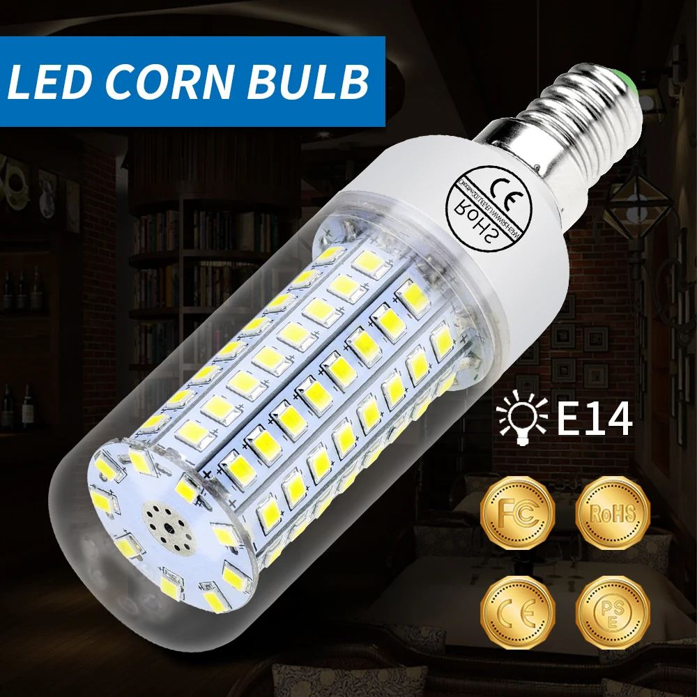 LED Lampara E27 Energy Saving Corn Bulb Led E14 Chandelier Candle Lamp 2835SMD For Wall Downlight Bulb 30 36 48 56 69 89 102LEDs
LED Lampara E27 Energy Saving Corn Bulb Led E14 Chandelier Candle Lamp 2835SMD For Wall Downlight Bulb 30 36 48 56 69 89 102LEDs