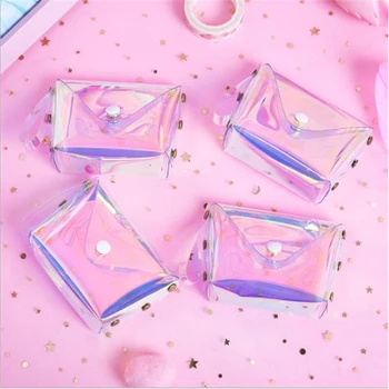 Transparent Jelly Coin Purse Women Small Wallet Female Change Purses Mini Children's Pocket Wallets Key Card Holder PVC Hand Bag
Transparent Jelly Coin Purse Women Small Wallet Female Change Purses Mini Children's Pocket Wallets Key Card Holder PVC Hand Bag