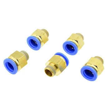 5PCS 16mm OD Tube to 1/4"BSPT / PT ( Outer Diameter:12.5mm) male thread One Touch Pneumatic Compressor Quick Brass Fittings
5PCS 16mm OD Tube to 1/4"BSPT / PT ( Outer Diameter:12.5mm) male thread One Touch Pneumatic Compressor Quick Brass Fittings