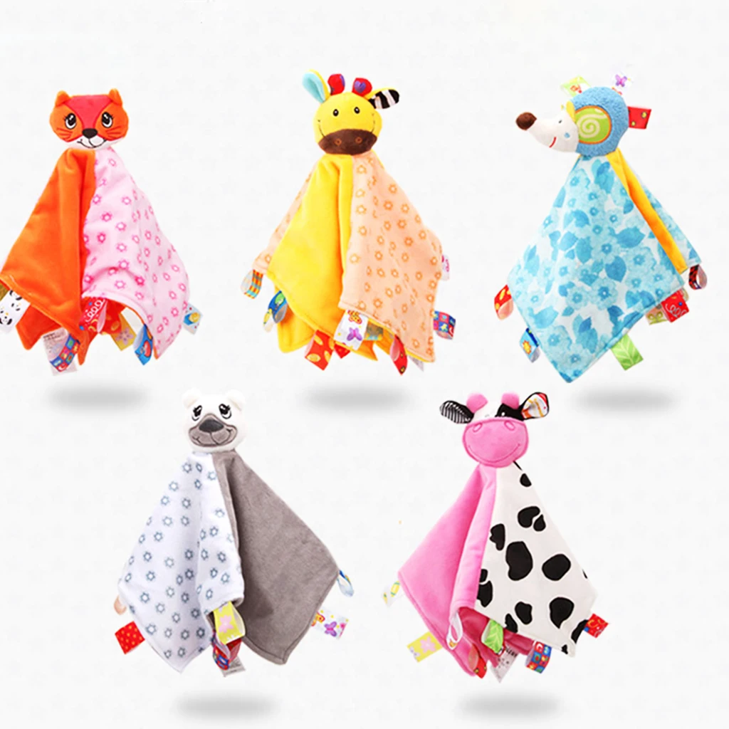 Baby Kids Children Toddler Animal Blanket Soft Plush Teething Security Tag Blankets 32x32cm Stuffed Animal Plush Toys
Baby Kids Children Toddler Animal Blanket Soft Plush Teething Security Tag Blankets 32x32cm Stuffed Animal Plush Toys