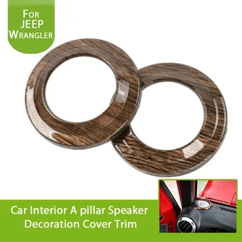 Glossy Carbon Fiber Wood Grain A Pillar Speaker Cover Trim for 2008-14 Jeep JK Wrangler & Unlimited Car Interior Accessories
Glossy Carbon Fiber Wood Grain A Pillar Speaker Cover Trim for 2008-14 Jeep JK Wrangler & Unlimited Car Interior Accessories