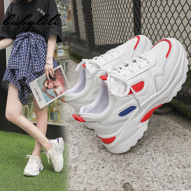 2019 New Chunky Sneakers for Women Sports Vulcanize Shoes Casual Women Shoes Fashion Dad Shoes Platform Sneakers Basket Femme
2019 New Chunky Sneakers for Women Sports Vulcanize Shoes Casual Women Shoes Fashion Dad Shoes Platform Sneakers Basket Femme