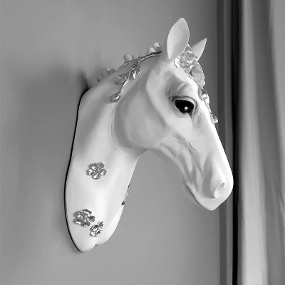 Scandinavian Creative Horsehead Wall Hanging Decoration Living Room Bar Stereo Animal Headwall Hanging Personality Horse
Scandinavian Creative Horsehead Wall Hanging Decoration Living Room Bar Stereo Animal Headwall Hanging Personality Horse