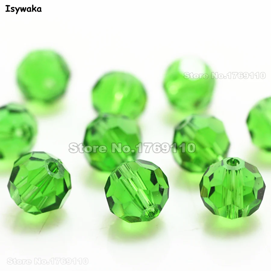 Isywaka 8mm 70Pcs Deep Green Color Football Faceted Austrian Crystal Beads Round Glass Spacer Loose beads DIY Jewelry Making
Isywaka 8mm 70Pcs Deep Green Color Football Faceted Austrian Crystal Beads Round Glass Spacer Loose beads DIY Jewelry Making