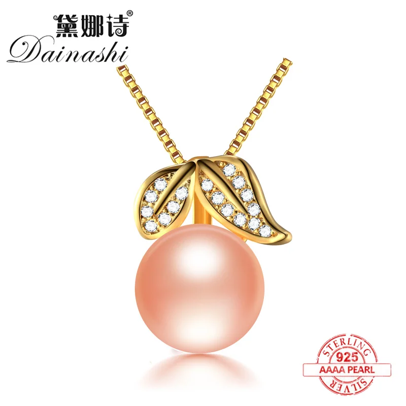 Dainashi Two Leaves Design Freshwater Pearl Pendant Golden 925 Silver Necklace Women Pendant Jewelry Gift For 2019 Fashion Woman
Dainashi Two Leaves Design Freshwater Pearl Pendant Golden 925 Silver Necklace Women Pendant Jewelry Gift For 2019 Fashion Woman