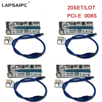 Lapsaipc 100set/lot PCI-E Express USB 3.0 PCI-E 008S Connector and 15-pin SATA Power Expansion Card USB 3.0 Controller Adapter
Lapsaipc 100set/lot PCI-E Express USB 3.0 PCI-E 008S Connector and 15-pin SATA Power Expansion Card USB 3.0 Controller Adapter