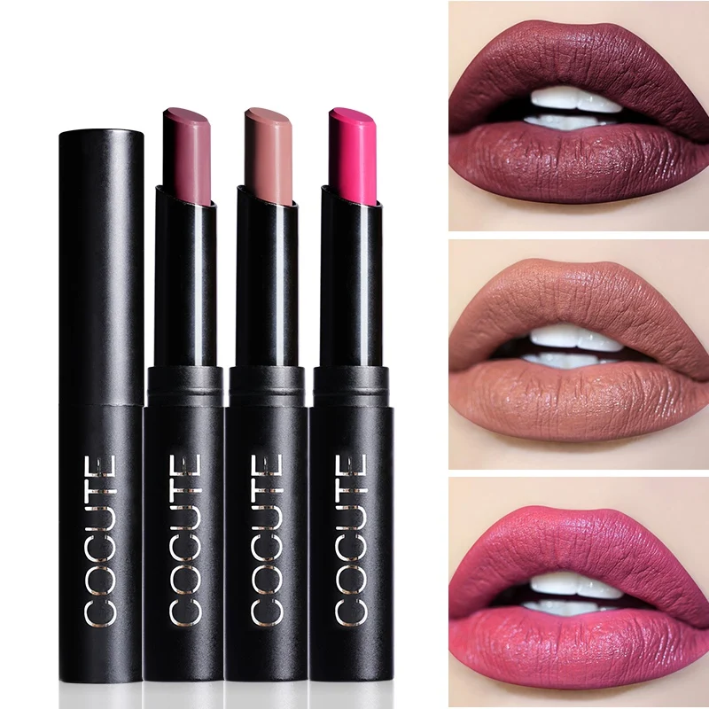 Sexy Matte Makeup Lipstick Waterproof Non-stick Cup Lip Stick Make up Cosmetics maquiagem
Sexy Matte Makeup Lipstick Waterproof Non-stick Cup Lip Stick Make up Cosmetics maquiagem