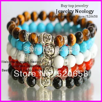 Newest! Fashion Buddha faith Bracelet, Turquose, Black Onyx, Red Stone, Tiger Eye gem stone Jewelry bracelet wholesale
Newest! Fashion Buddha faith Bracelet, Turquose, Black Onyx, Red Stone, Tiger Eye gem stone Jewelry bracelet wholesale