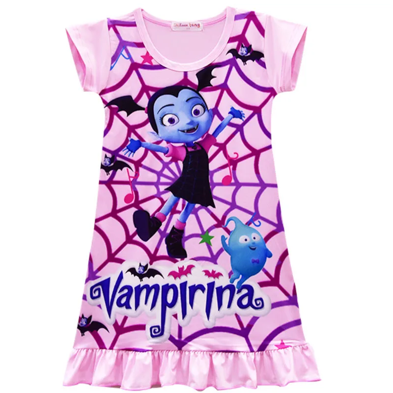 2018 New Junior Vampirina The Vamp Girl Dresses Cosplay Costume for Girl Party Birthday Pink Nightgown Vestidos 2-10Y
2018 New Junior Vampirina The Vamp Girl Dresses Cosplay Costume for Girl Party Birthday Pink Nightgown Vestidos 2-10Y