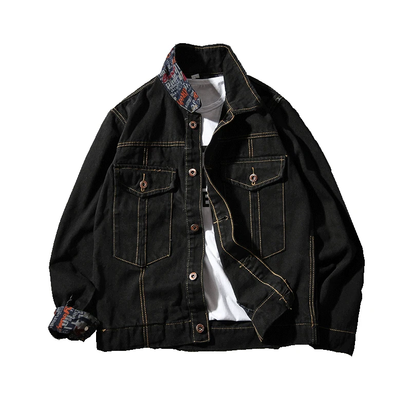 Spring new handsome cowboy jacket jacket men casual clothes Korean version of the Korean tide men's clothes
Spring new handsome cowboy jacket jacket men casual clothes Korean version of the Korean tide men's clothes