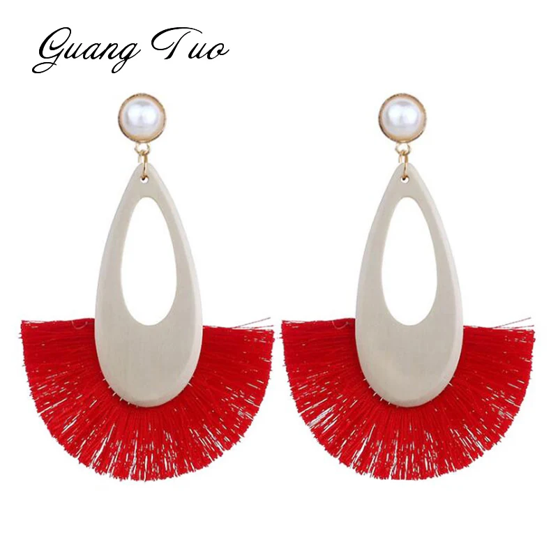 ES844 Wood Water Drop Pendant Earring Bohemian National Wind Pearl Long Tassel Earrings For Women Fashion Charm Fringe Earrings
ES844 Wood Water Drop Pendant Earring Bohemian National Wind Pearl Long Tassel Earrings For Women Fashion Charm Fringe Earrings