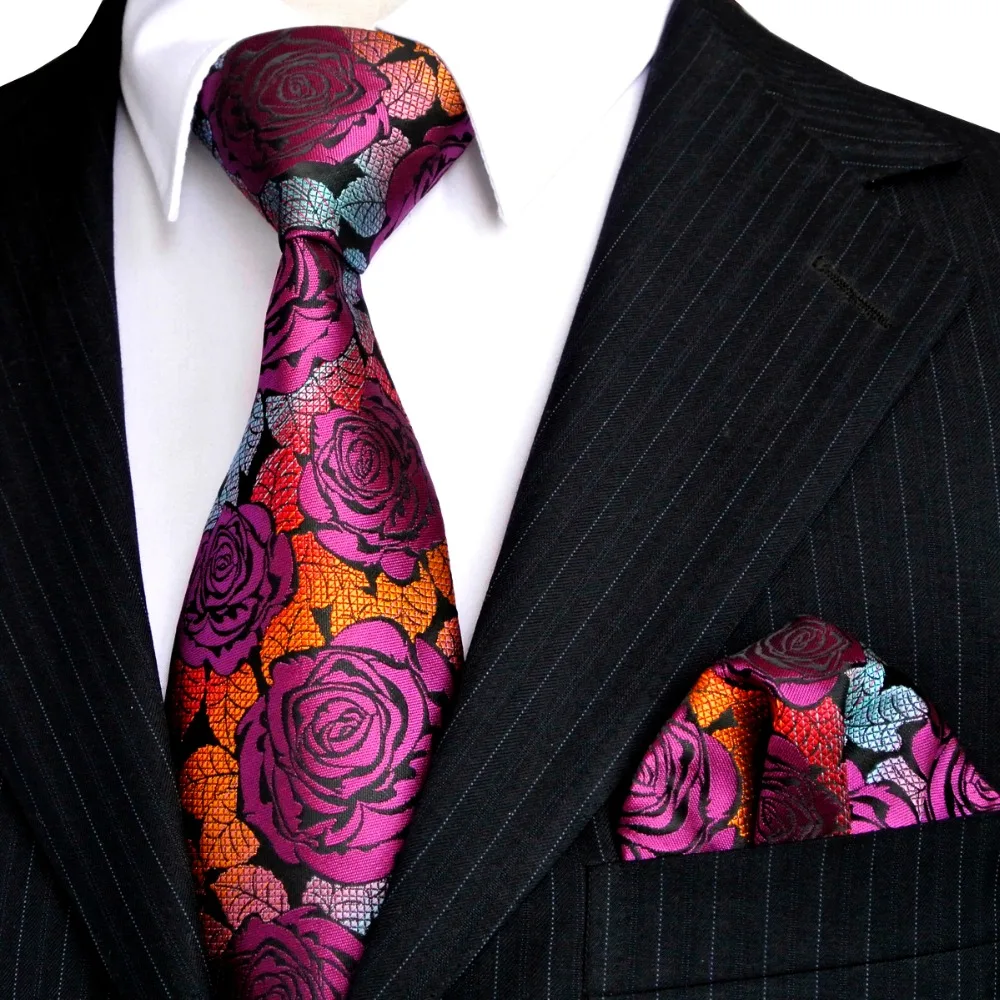 Wholesale Rose Multicolor Fuchsia Red Yellow Blue Floral Men's Ties Set Neckties Handkerchieves 100% Silk Free Shipping
Wholesale Rose Multicolor Fuchsia Red Yellow Blue Floral Men's Ties Set Neckties Handkerchieves 100% Silk Free Shipping