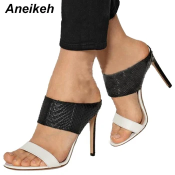 Aneikeh Fashion Women Sandals Slippers Sexy Thin Heels Sandals Woman Flip Flop Hollow High-Heeled Women Shoes Size 35-40
Aneikeh Fashion Women Sandals Slippers Sexy Thin Heels Sandals Woman Flip Flop Hollow High-Heeled Women Shoes Size 35-40