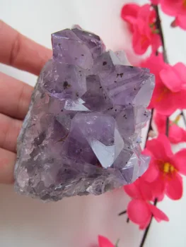Natural Amethyst Quartz Flowers Crystal Clusters Decoration Resistant Healing Stone Feng Shui Decoration 272g
Natural Amethyst Quartz Flowers Crystal Clusters Decoration Resistant Healing Stone Feng Shui Decoration 272g