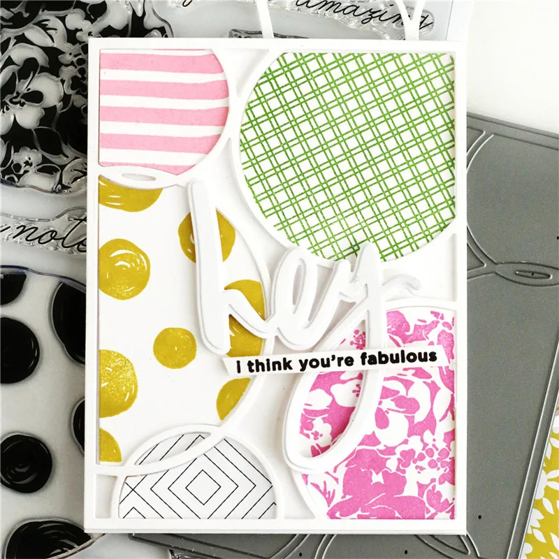 Naifumodo Square Circle Letter Metal Cutting Dies for Scrapbooking Stitch Die Cut Craft Troqueles New 2019 Stencil | Дом и сад