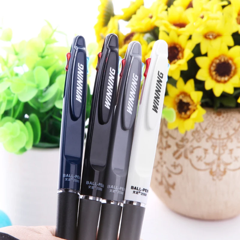 1PC New Creative Blue And Red Double Ink Color Ballpoint Pen Office Business Ball Pen Student Gift Pens School Office Supply
1PC New Creative Blue And Red Double Ink Color Ballpoint Pen Office Business Ball Pen Student Gift Pens School Office Supply