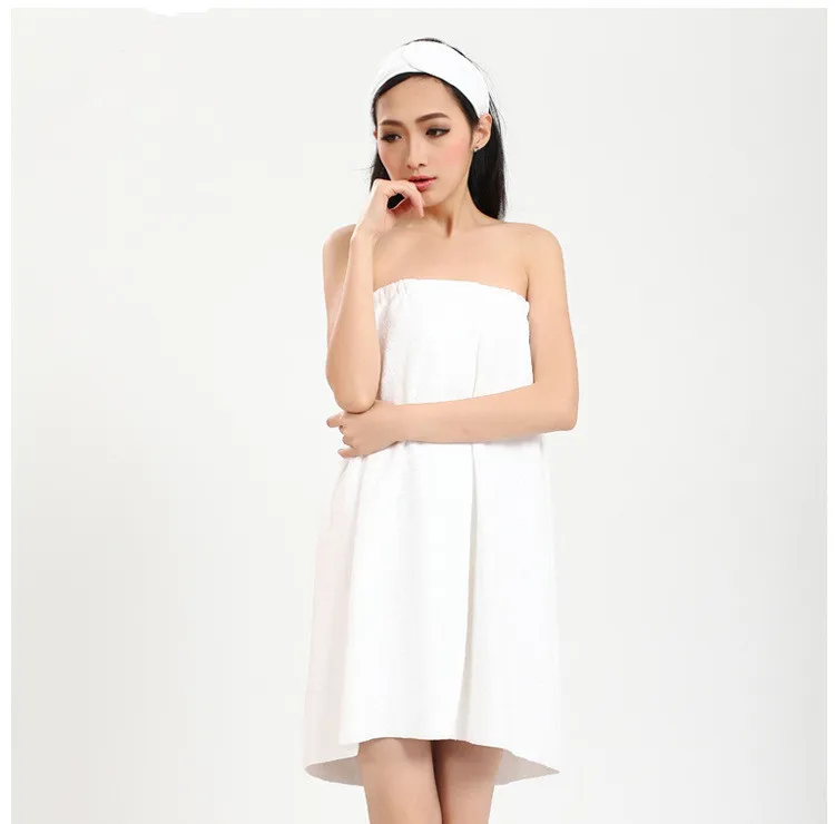 Women's bath skirt and hair band set beauty spa ladies' bathe wrap and hair bandeau uniform one size free ship
Women's bath skirt and hair band set beauty spa ladies' bathe wrap and hair bandeau uniform one size free ship