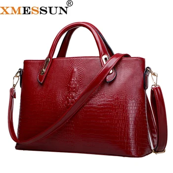 XMESSUN Crocodile Handbag Vintage Women Shoulder Messenger Bag Female Causal Totes All-Purpose High Quality Dames Shiping H71 
XMESSUN Crocodile Handbag Vintage Women Shoulder Messenger Bag Female Causal Totes All-Purpose High Quality Dames Shiping H71