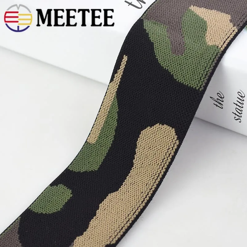 Meetee 9yards 38mm Camouflage Elastic Band Polyester Elastic Ribbon Clothing Trousers Bag DIY Handmade Sewing Accessories AP579
Meetee 9yards 38mm Camouflage Elastic Band Polyester Elastic Ribbon Clothing Trousers Bag DIY Handmade Sewing Accessories AP579