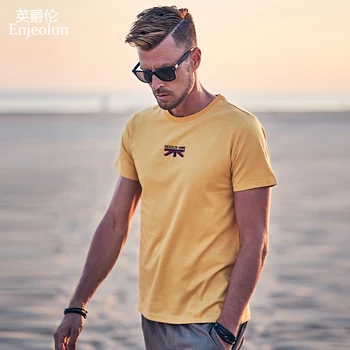 Enjeolon New Summer T shirt Men Printing Cotton Tees Short sleeve Men Clothes Casual Tees 3XLT8157
Enjeolon New Summer T shirt Men Printing Cotton Tees Short sleeve Men Clothes Casual Tees 3XLT8157