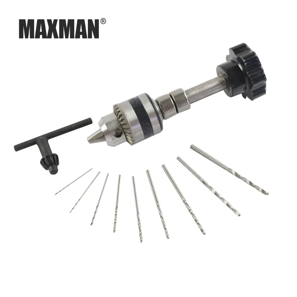 High Quality Mini Hand Drill Set With Chuck Key + 9pcs High Speed Steel Twist Drill Bits Jewelry Walnut Drilling Tools
High Quality Mini Hand Drill Set With Chuck Key + 9pcs High Speed Steel Twist Drill Bits Jewelry Walnut Drilling Tools