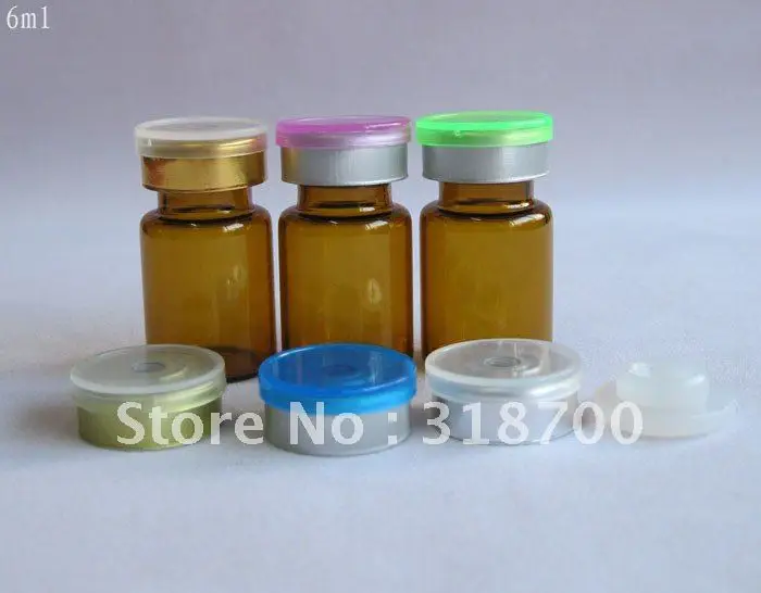 6ml Amber Glass Vial with Silicone Rubber Stopper & Flip Cap Bottle For Medicine Liquid 2ml 5ml till 30ml is available
6ml Amber Glass Vial with Silicone Rubber Stopper & Flip Cap Bottle For Medicine Liquid 2ml 5ml till 30ml is available