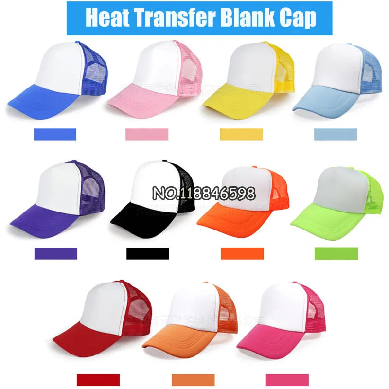 10 pieces Blank Heat Transfer Cap DIY Yourself Cap Sublimation or Heat Transfer Done
10 pieces Blank Heat Transfer Cap DIY Yourself Cap Sublimation or Heat Transfer Done