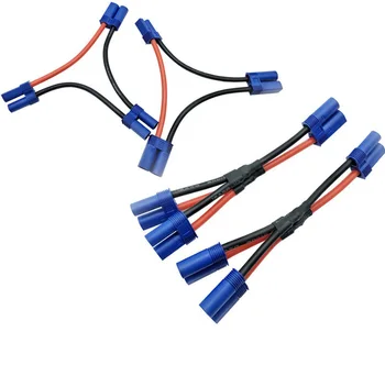 3PCs RC Model Lipo Battery EC5 Plug 1 to 2 Female Male Serial Series /Parallel Adapting Cable Connector Wire Line 10cm
3PCs RC Model Lipo Battery EC5 Plug 1 to 2 Female Male Serial Series /Parallel Adapting Cable Connector Wire Line 10cm
