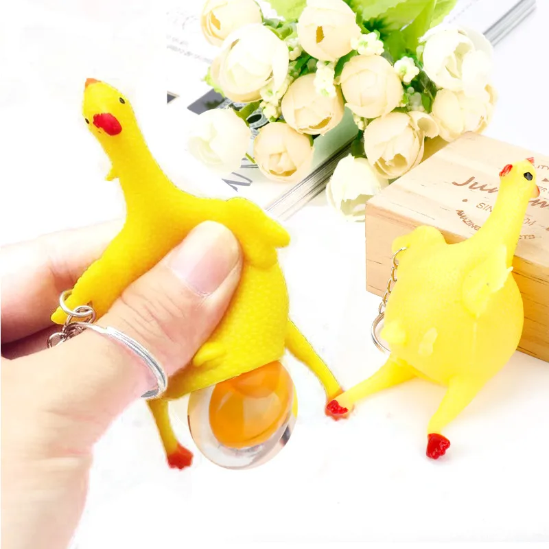 Creative Interesting Laying Hen Keychain Toy Chicken Egg Pendant Key Rings Women Purse Handbags Key Chain Men Backpack chaveiro
Creative Interesting Laying Hen Keychain Toy Chicken Egg Pendant Key Rings Women Purse Handbags Key Chain Men Backpack chaveiro