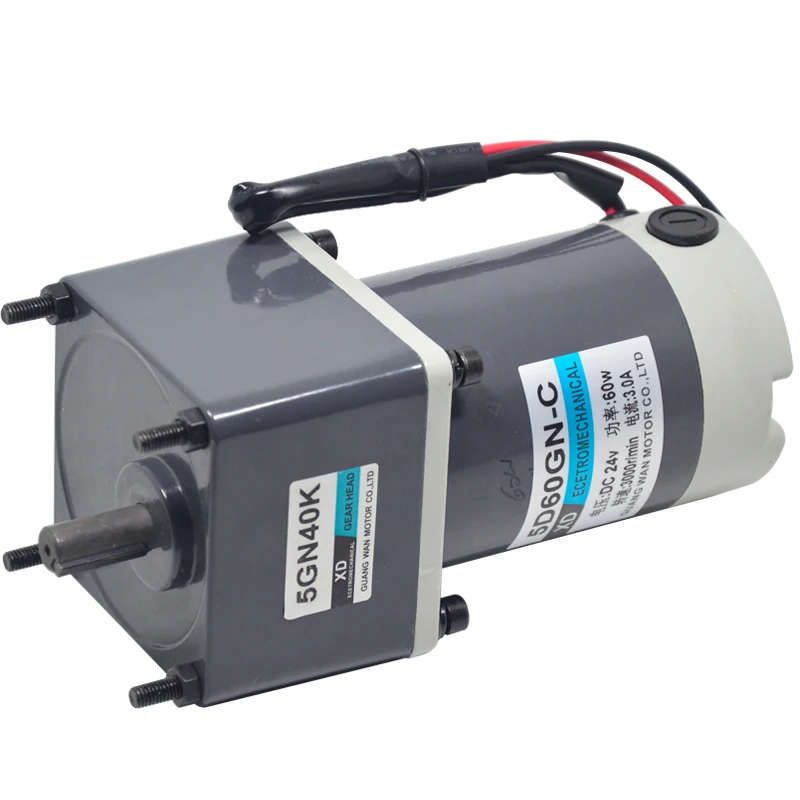 12V 24V DC Motor, Micro Speed Adjustable Motor, 5D60GN-C 60W Slow Speed Motor, Gear Reducer and Low Speed Motor
12V 24V DC Motor, Micro Speed Adjustable Motor, 5D60GN-C 60W Slow Speed Motor, Gear Reducer and Low Speed Motor