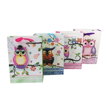 10 Pcs/lot 18*25*8cm Paper Bags Multi-function Bag With Ribbon Handle 3D Owl Lovely Recyclable Environment-friendly Gift Bags
10 Pcs/lot 18*25*8cm Paper Bags Multi-function Bag With Ribbon Handle 3D Owl Lovely Recyclable Environment-friendly Gift Bags
