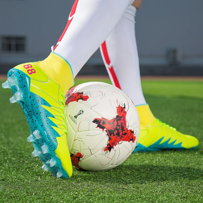 Outdoor soccer shoes men Spikes high ankle Athletic Professional Trainers adult magista ag superfly original fg football boots
Outdoor soccer shoes men Spikes high ankle Athletic Professional Trainers adult magista ag superfly original fg football boots